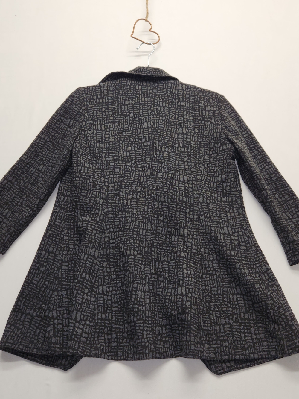 ⭐️Calvin Klein Draped Ruffle Jacket Office Professional No Size Tag See Pictures - Picture 9 of 10